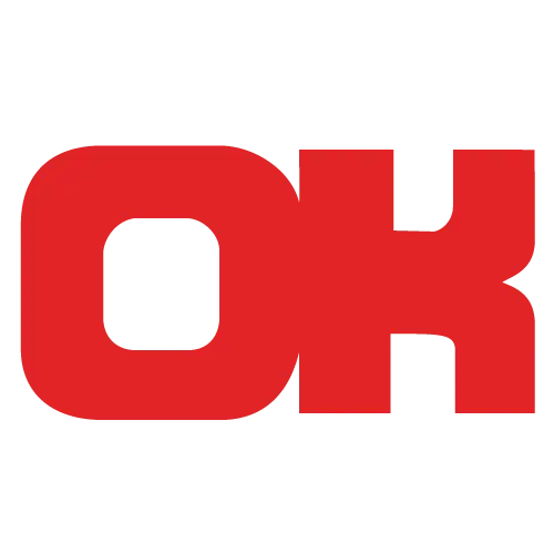 Red OK Text Symbol