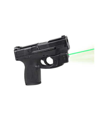 Compact Handgun with Laser Sight