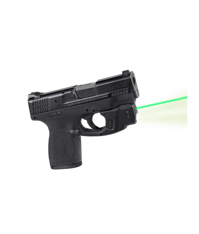 Compact Handgun with Laser Sight