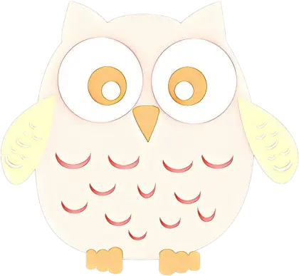Cute Owl Illustration in Light Tones