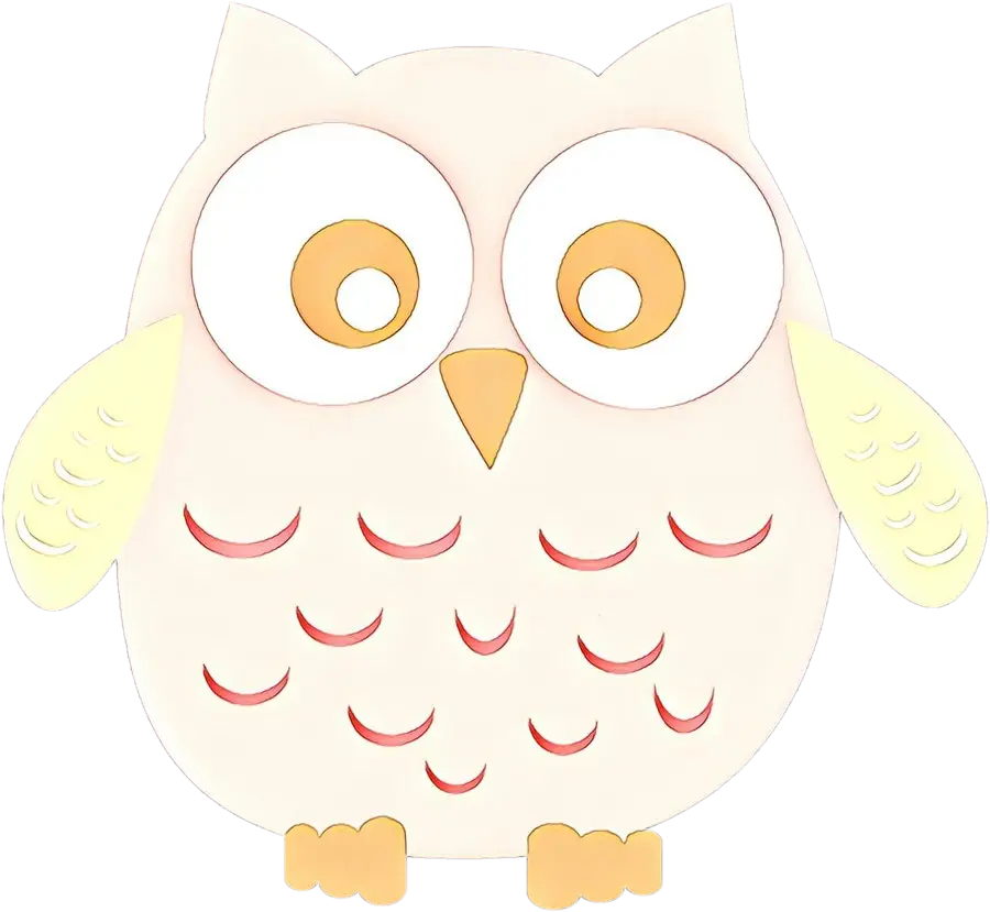 Cute Owl Illustration in Light Tones