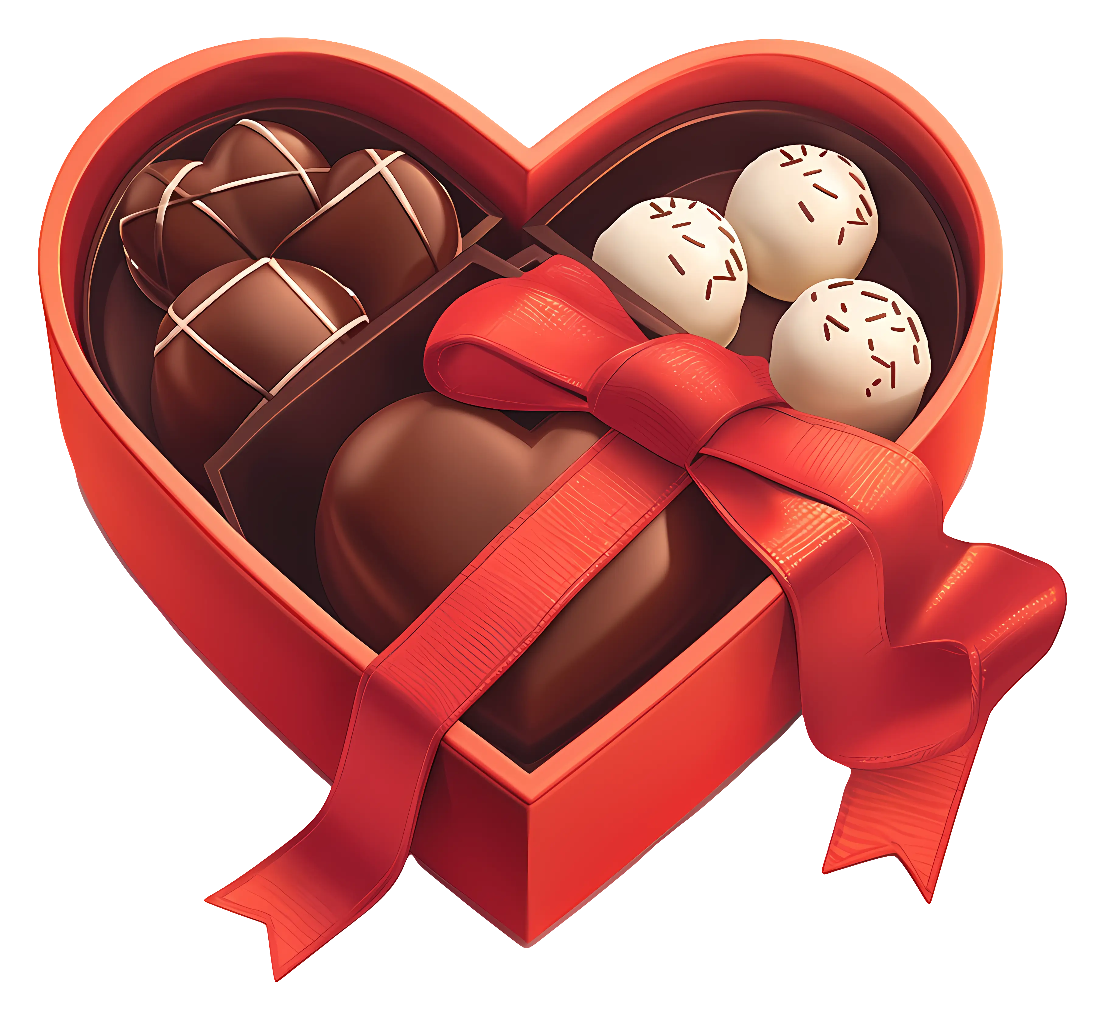 Heart-Shaped Chocolate Box