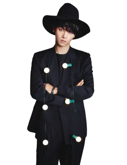 Stylish Person in Black Outfit