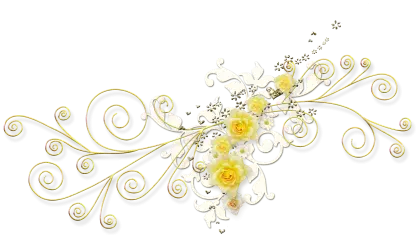 Elegant Yellow Floral Design