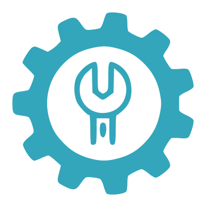 Gear and Wrench Icon