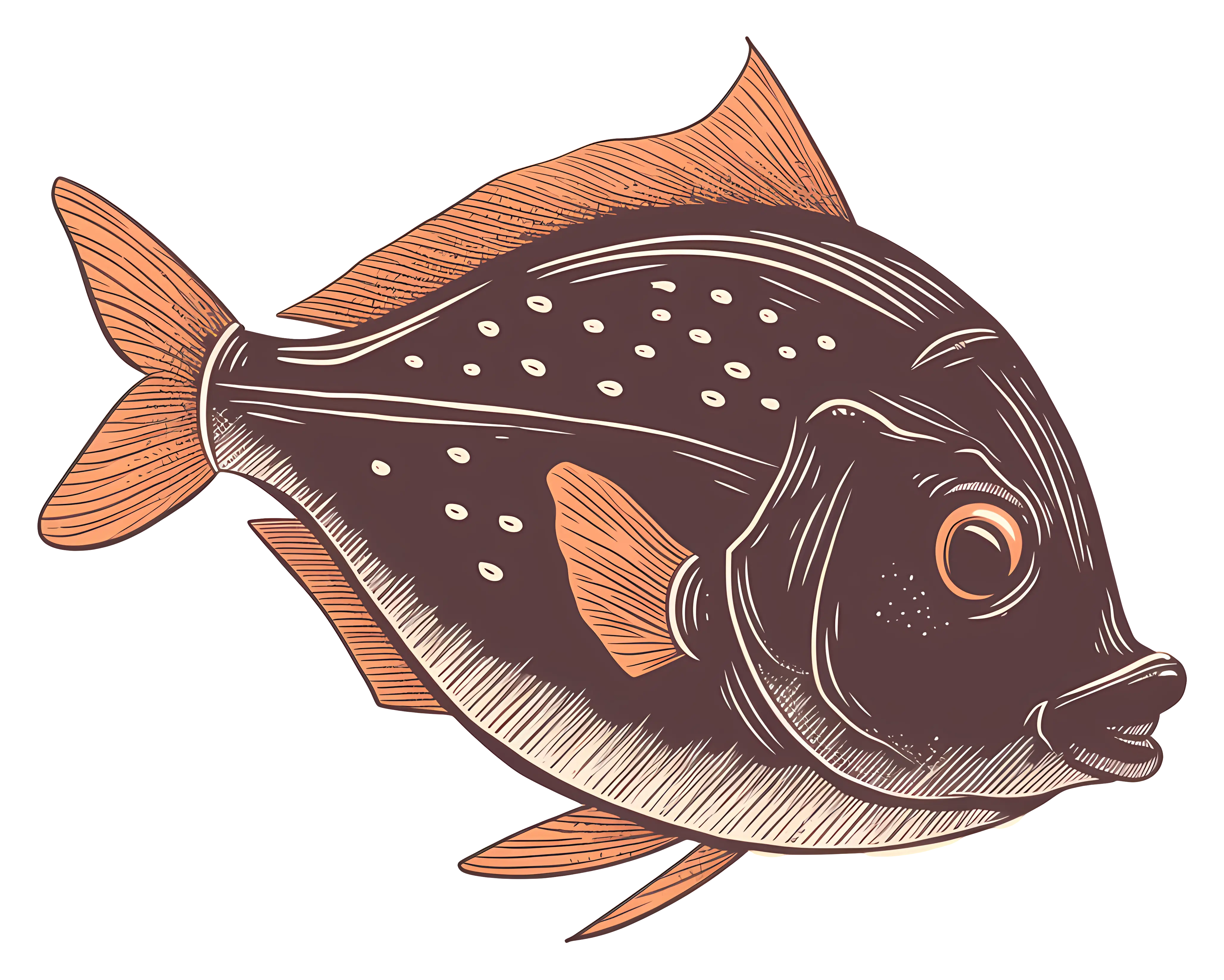 Detailed Fish Illustration