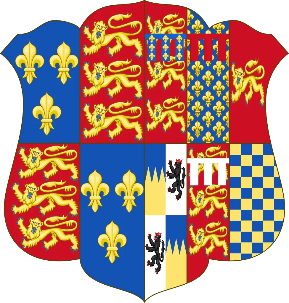 Coat of Arms with Lions and Fleur-de-lis