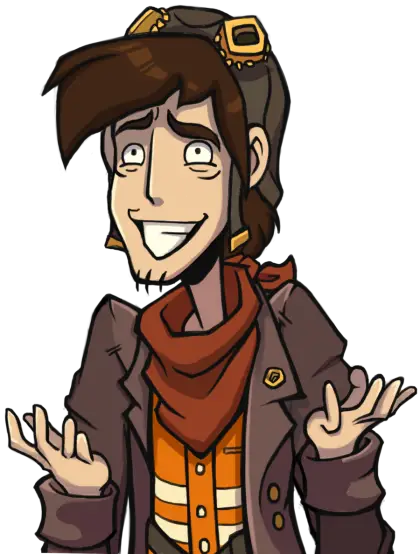 Animated Cartoon Character with a Smile