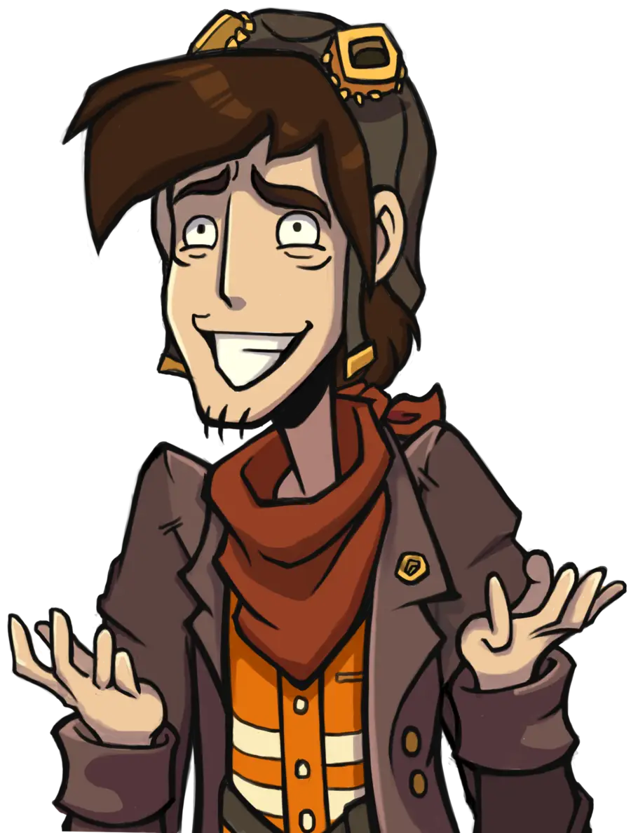 Animated Cartoon Character with a Smile