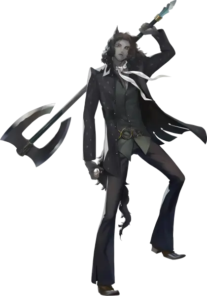 Fantasy Character with Axe