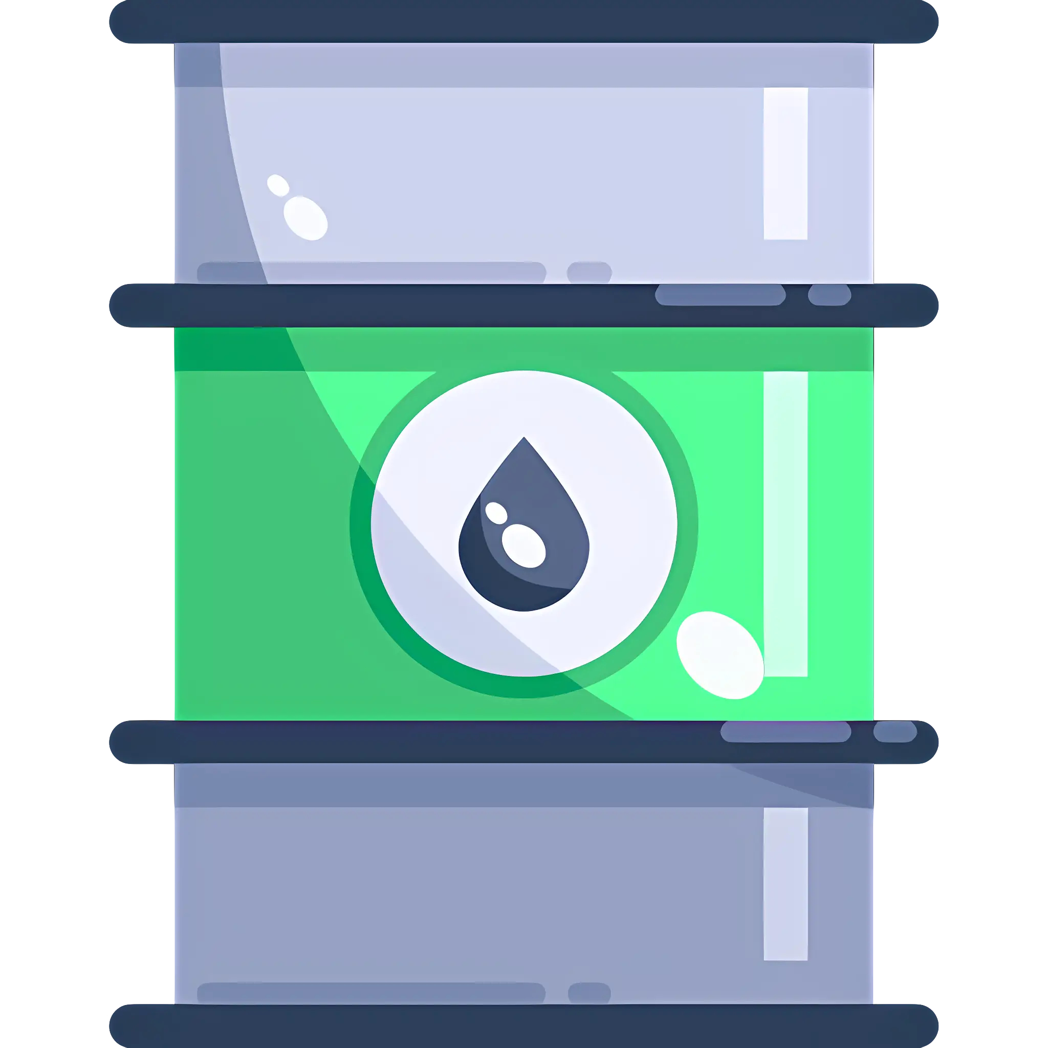 Green Oil Barrel for Storage