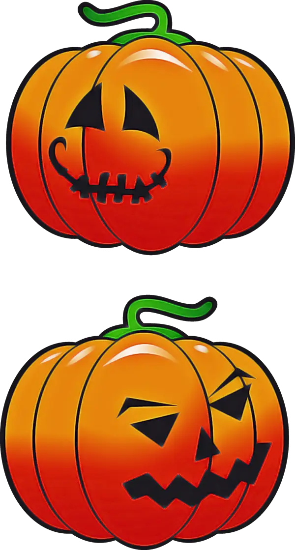 Spooky Halloween Pumpkin Illustration