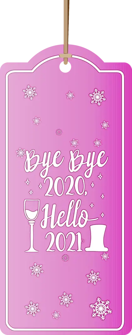 New Year Celebration Tag Design