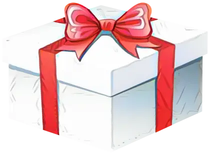 Beautiful Gift Box with Red Ribbon