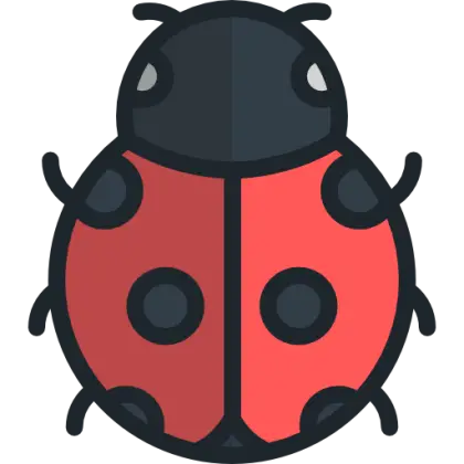 Minimalist Cartoon Ladybug