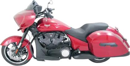 Red Sports Cruiser Motorcycle