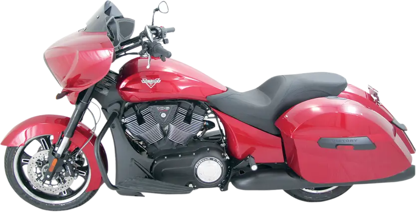Red Sports Cruiser Motorcycle
