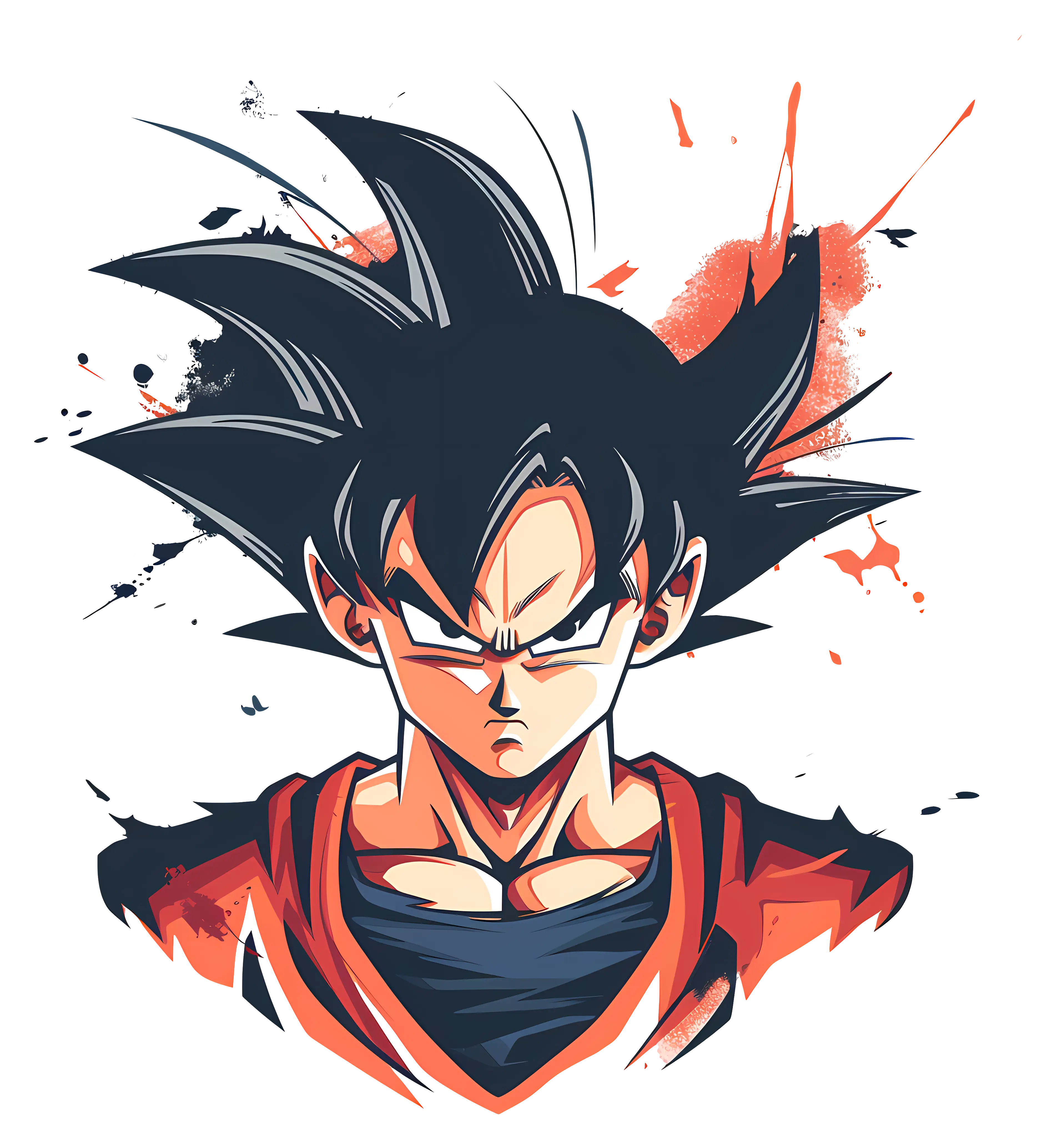 Anime Character with Spiky Hair