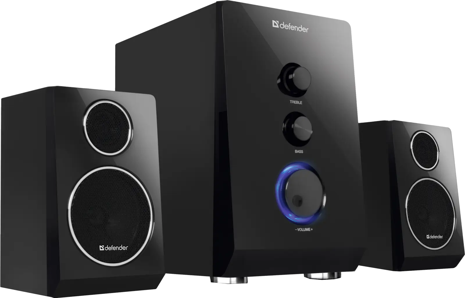 Black Speaker System for High-Quality Audio