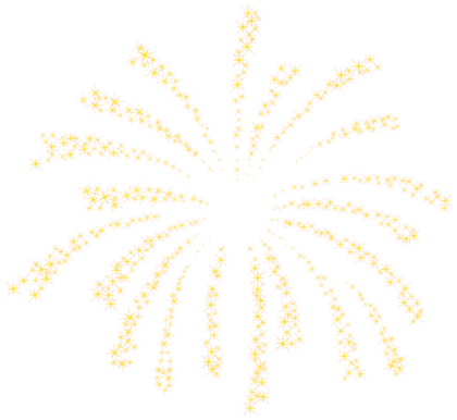 Golden Fireworks Display