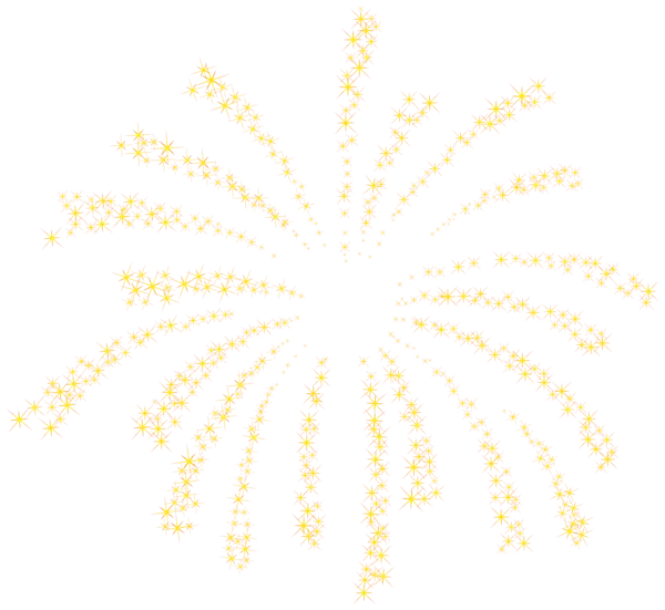 Golden Fireworks Display