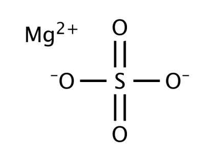 Magnesium Sulfate Chemical Structure