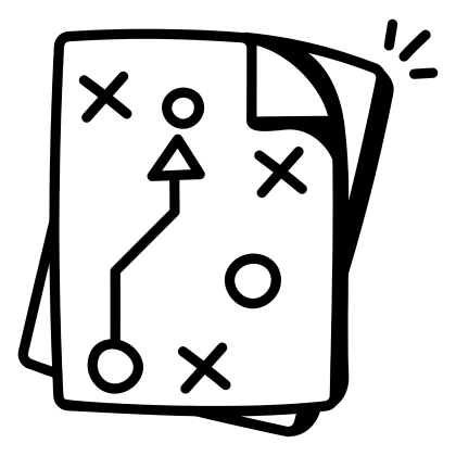 Strategy Map with Path and Plan
