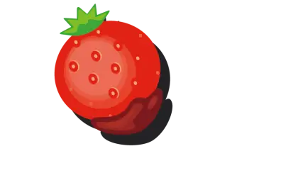 Cartoon Strawberry Illustration