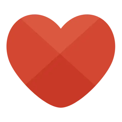 Red Heart Shape Symbol Illustration