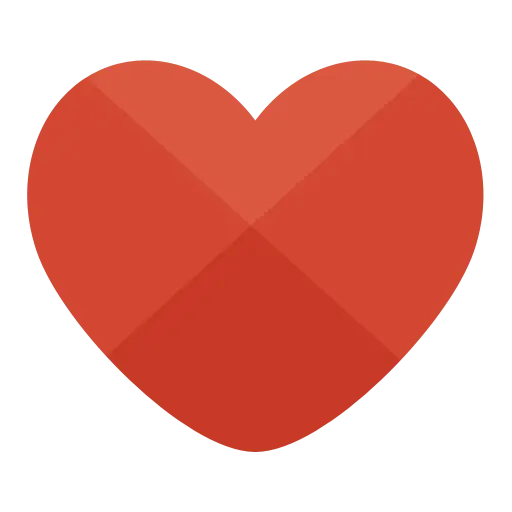Red Heart Shape Symbol Illustration