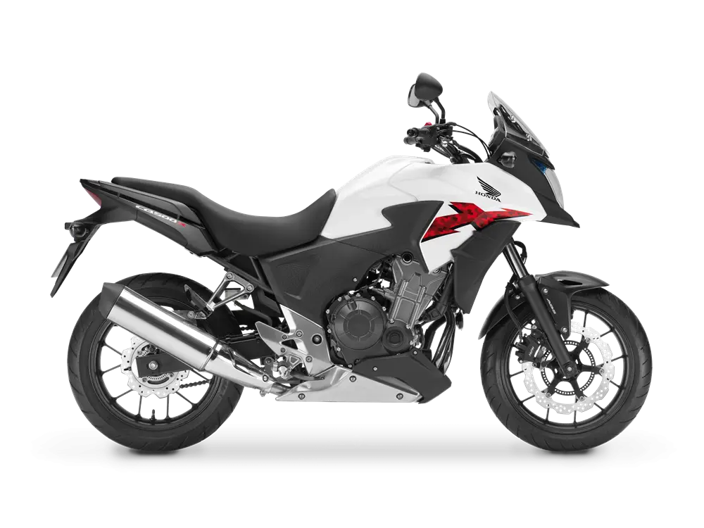 Sleek Modern White Motorcycle Design