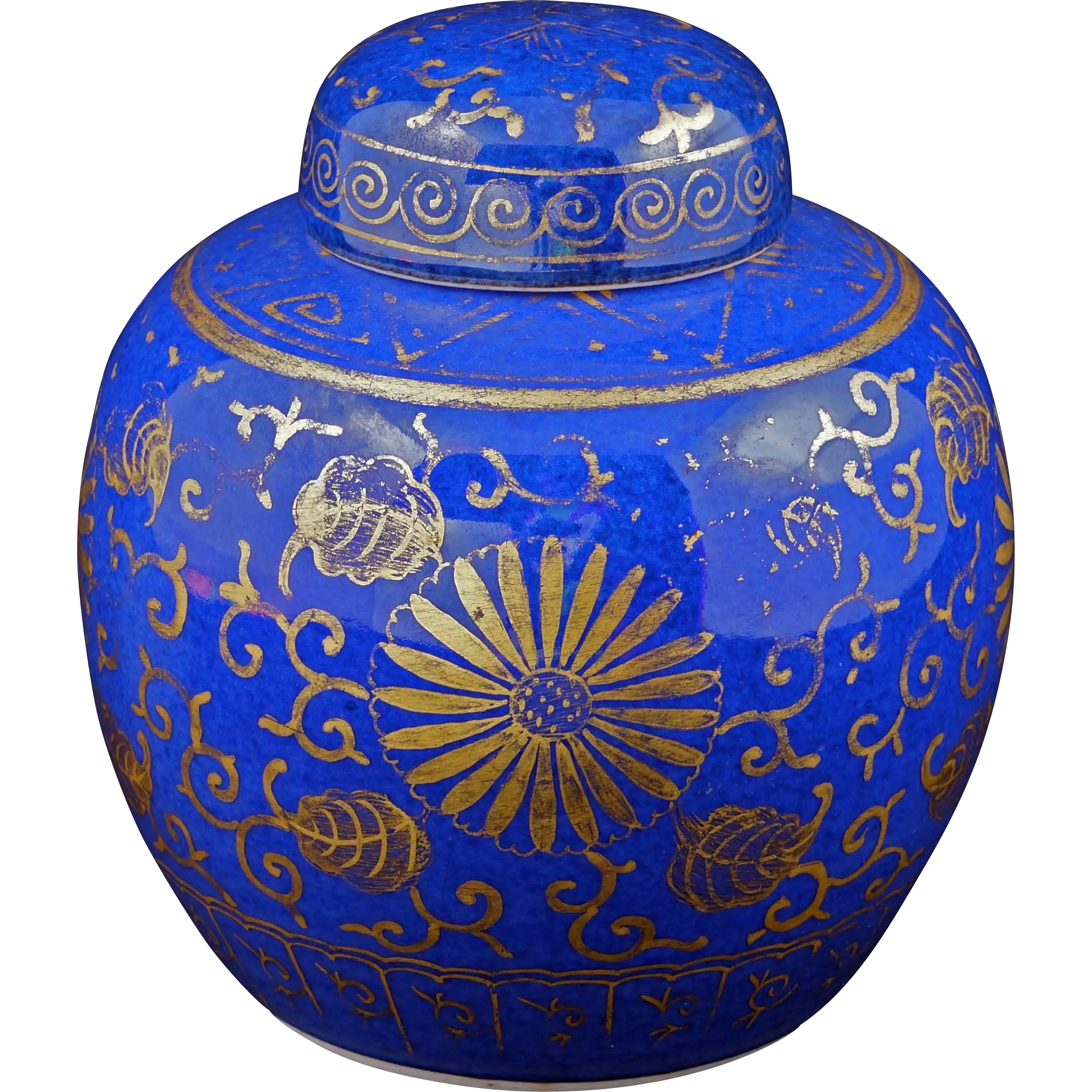 Blue Ceramic Jar