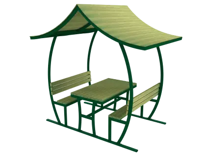 Outdoor Bench and Table Set