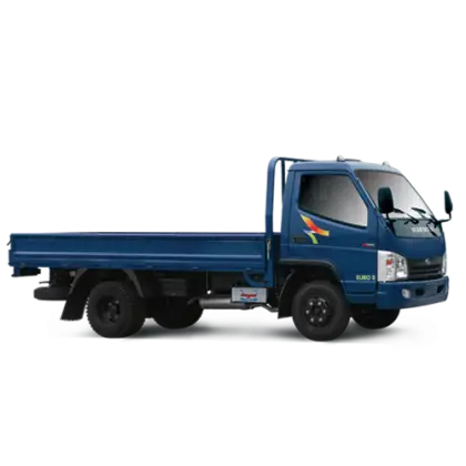 Blue Flatbed Truck for Cargo Transport