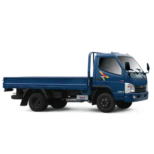 Blue Flatbed Truck for Cargo Transport