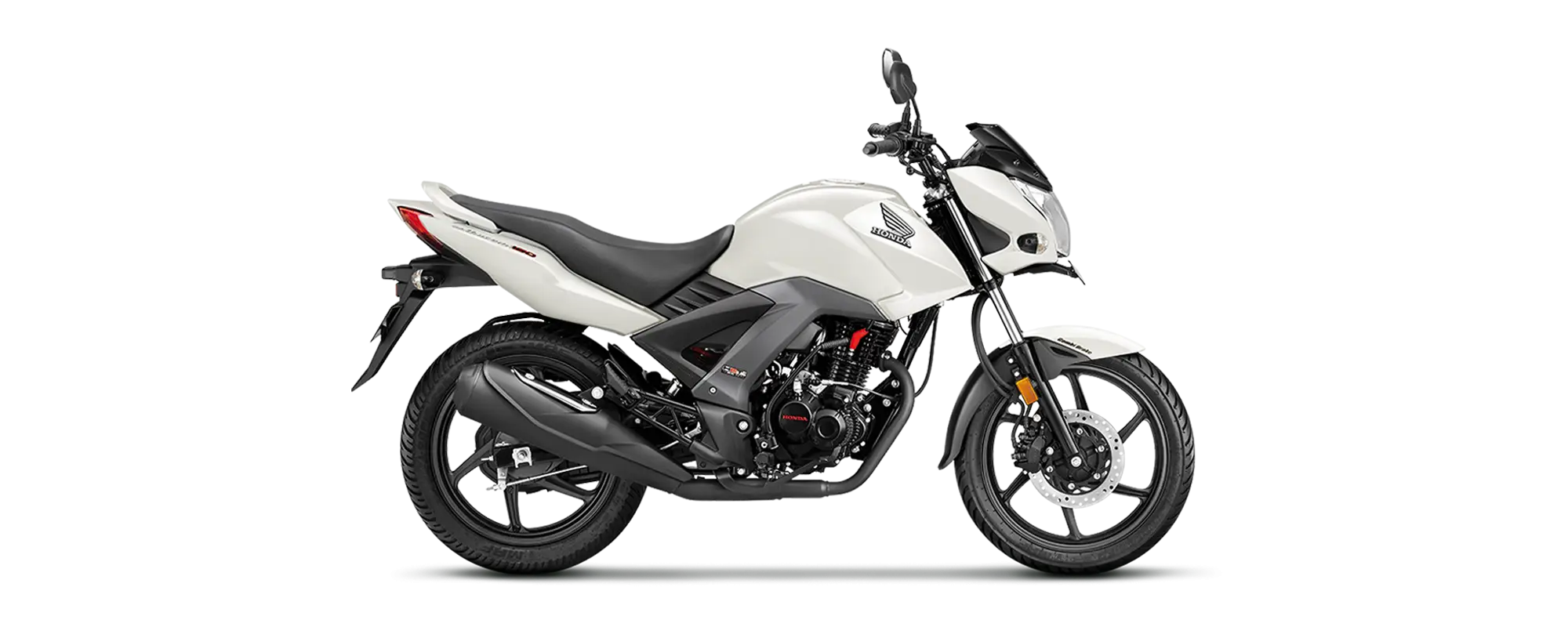 Side View of a Modern Motorcycle