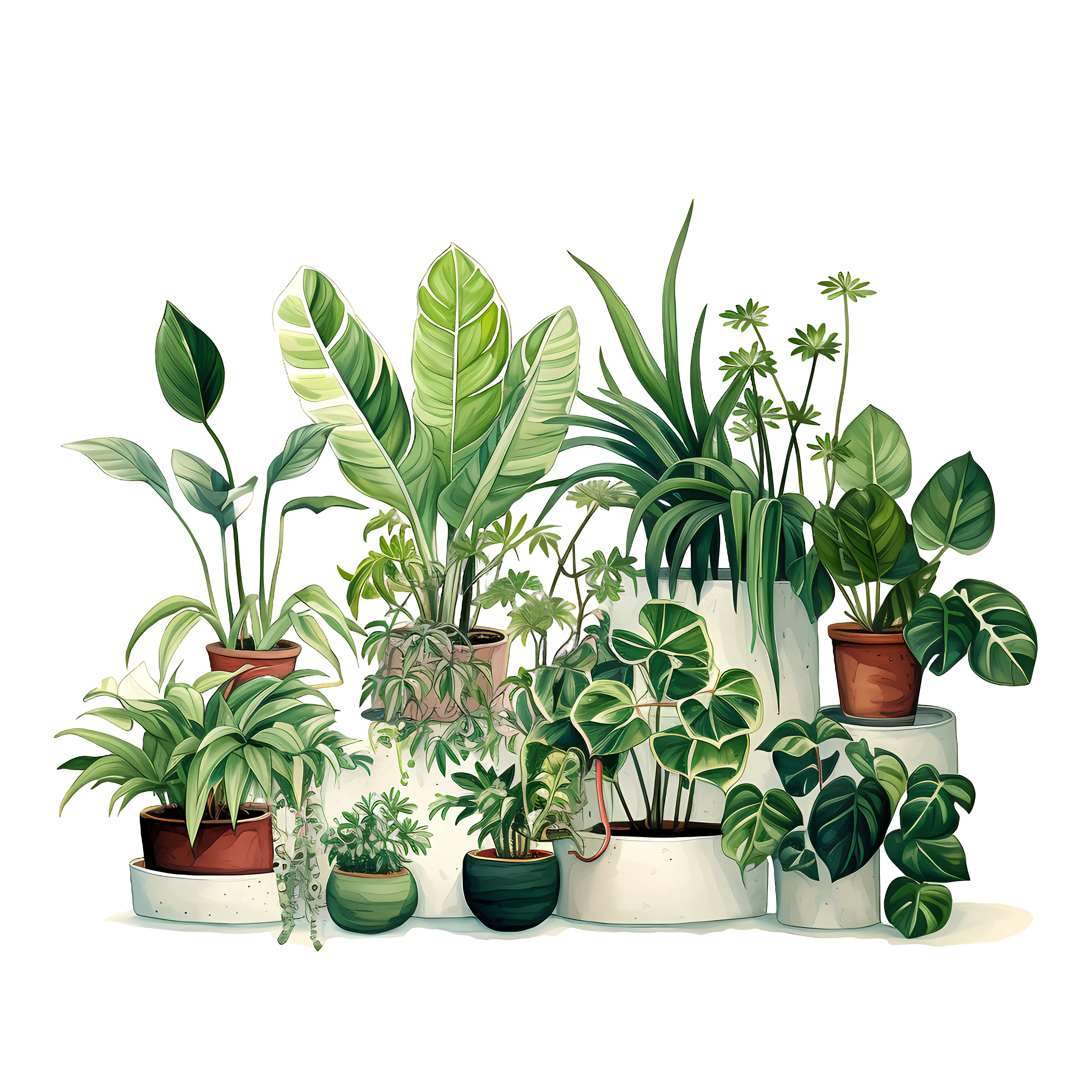 Potted Indoor Plants and Greenery