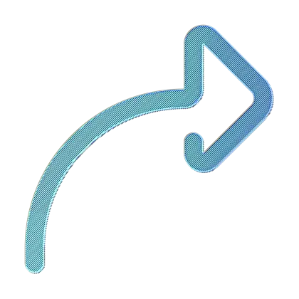 Light Blue Right Arrow for Navigation