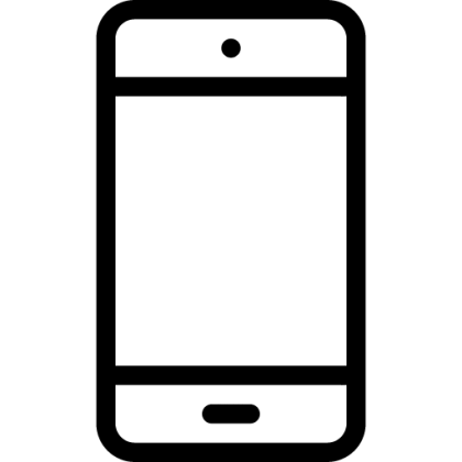 Minimalist Mobile Phone Icon