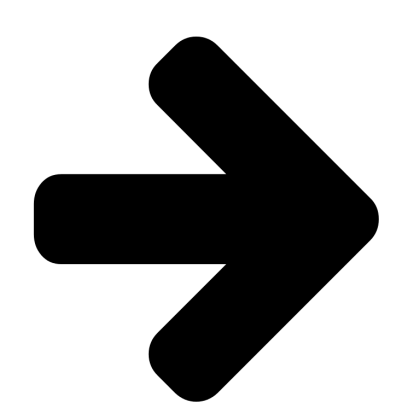 Right Direction Arrow with Rounded Edges