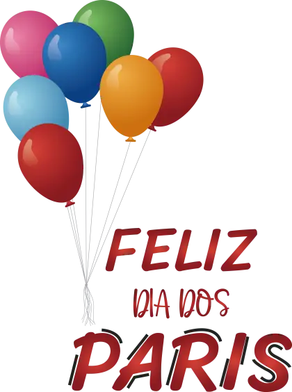 Balloons with Feliz Dia Dos Pais Greeting