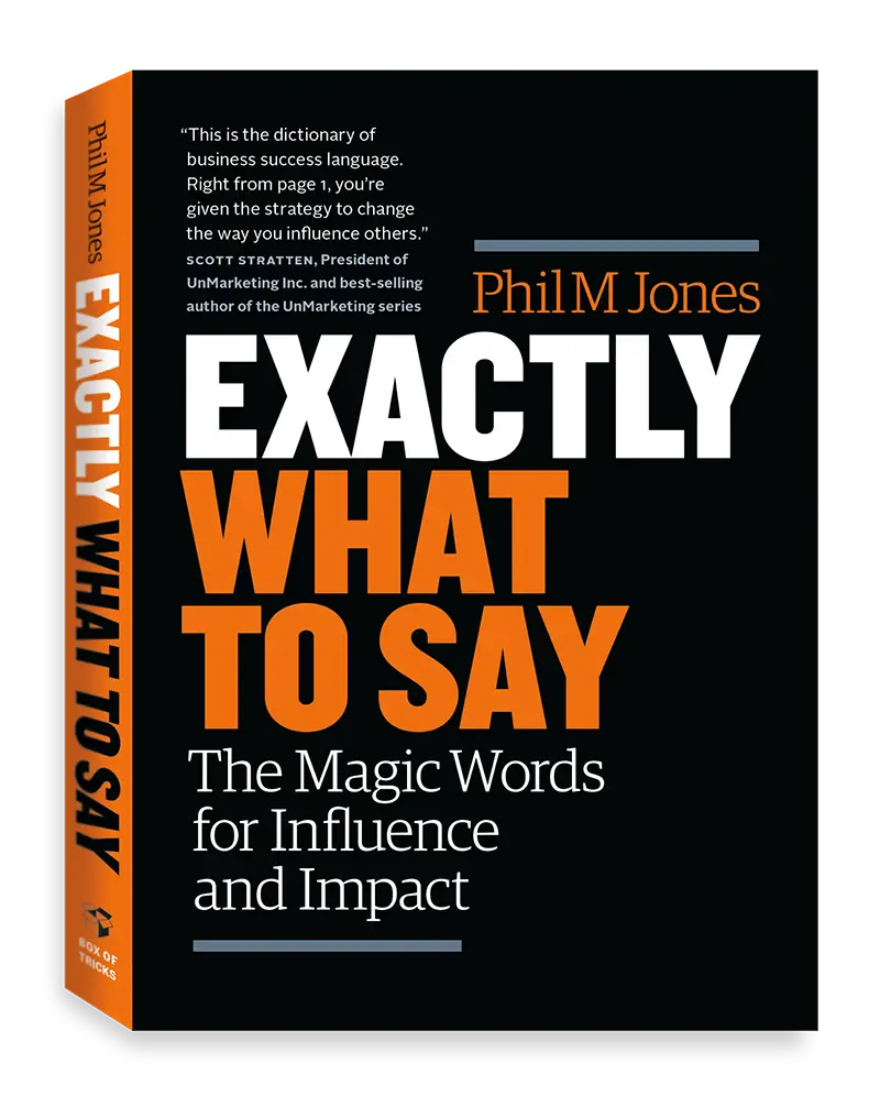 Book Titled 'Exactly What to Say'