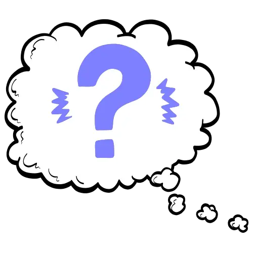 Question Mark Inside Thought Bubble Illustration