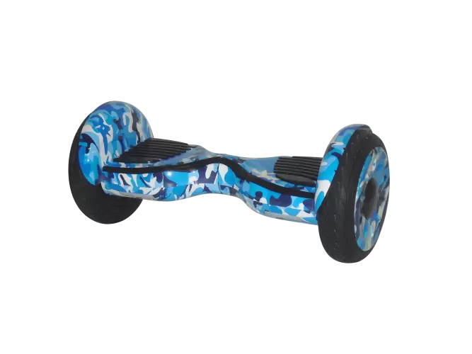 Blue Camo Hoverboard Design