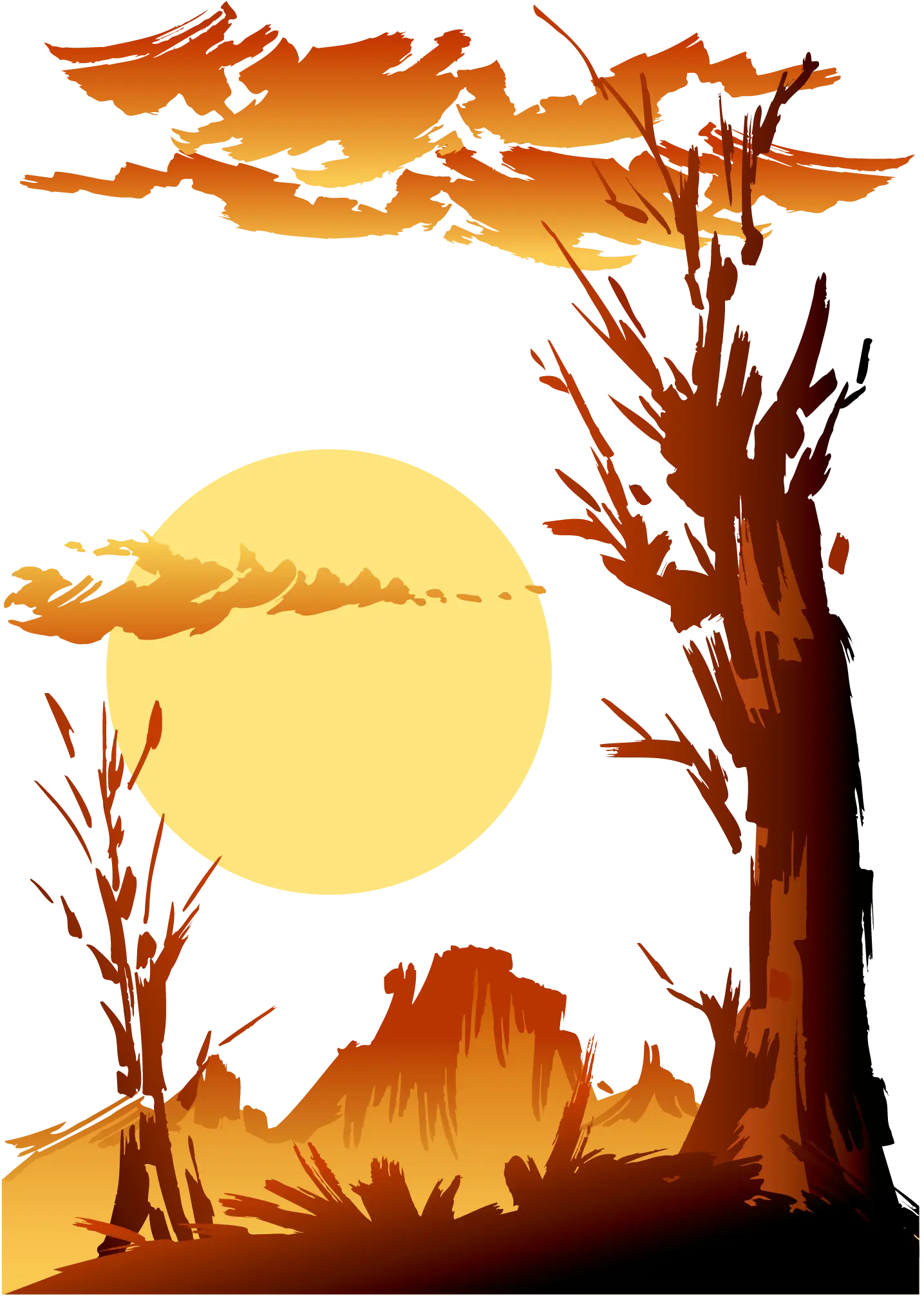 Sunset Nature Scene