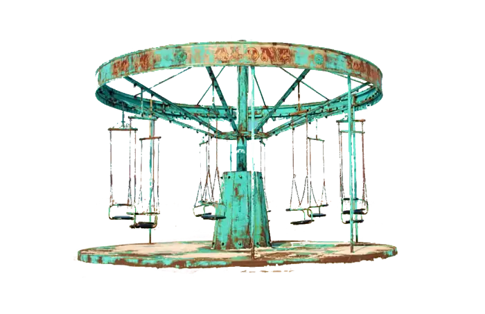 Rusty Old Carousel