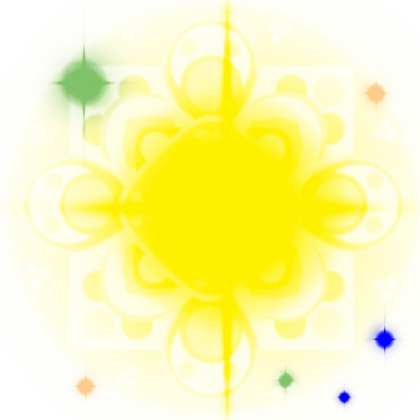 Bright Yellow Sun Illustration