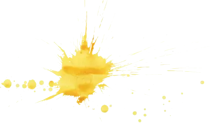 Yellow Ink Splash for Abstract Art Concept