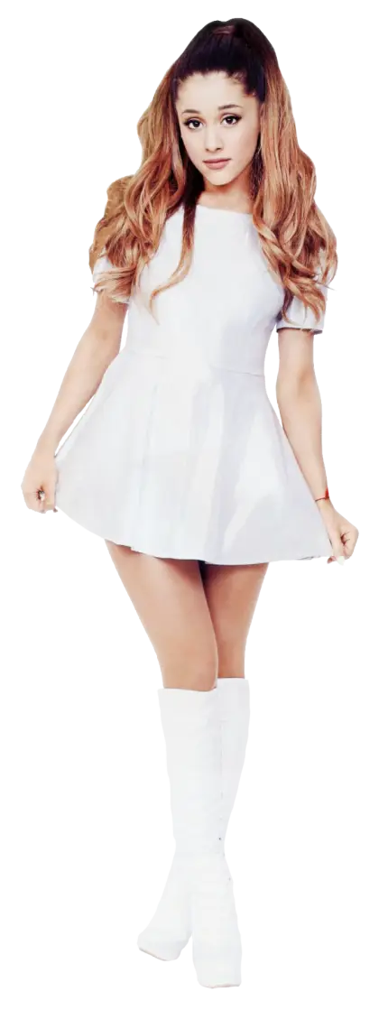 Person in White Dress Portrait