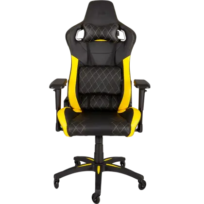 Ergonomic Yellow and Black Gaming Chair
